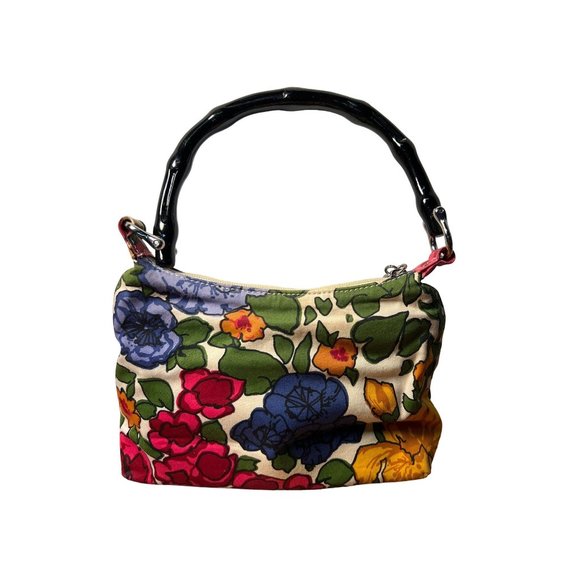 Forever by Fossil Handbag Floral Embroidered Purse Bag - Picture 4 of 9